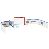 Franklin NHL Mini Hockey Half Rink Set with Net, Sticks, Balls & Boards