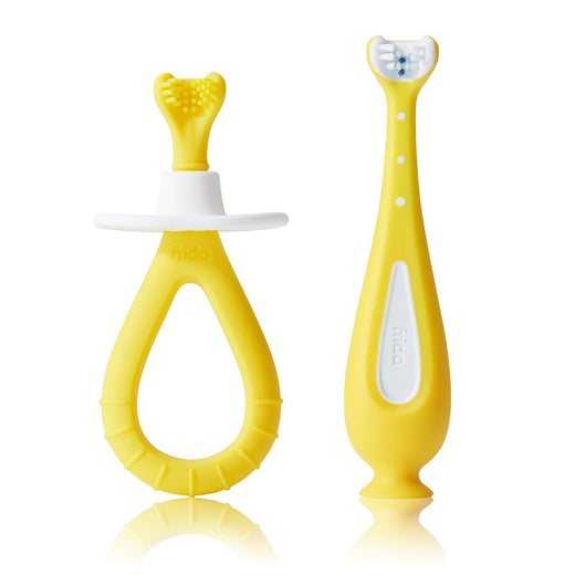 FridaBaby Grow-With-Me Baby Oral Care Training Toothbrush Set