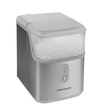 Frigidaire Countertop Soft Nugget Ice Maker, 33-lb/Day, Stainless Steel