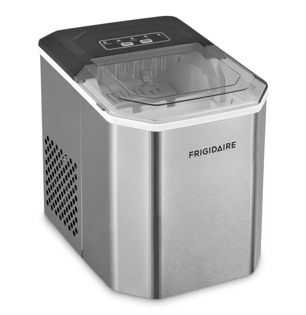 Frigidaire Stainless Steel Countertop Ice Maker with LED Display, 2.3-qt, Silver