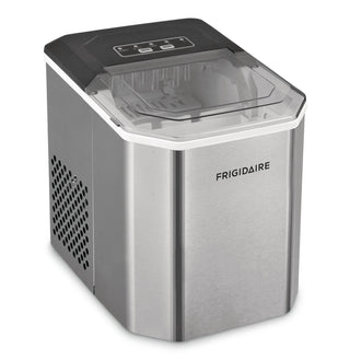 Frigidaire Stainless Steel Countertop Ice Maker with LED Display, 2.3-qt, Silver