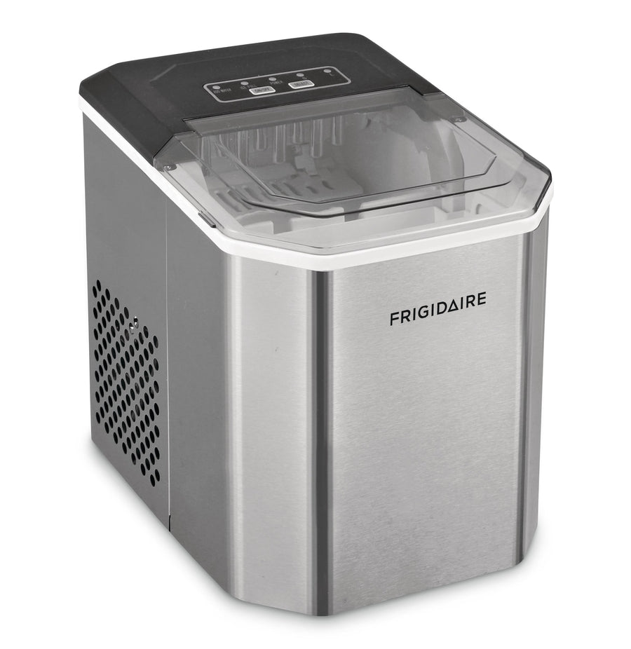 Frigidaire Stainless Steel Countertop Ice Maker with LED Display, 2.3-qt, Silver