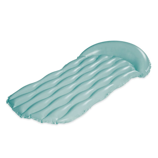 Funsicle Simple ZZ Inflatable Water Mat/ Float, Mint, 72-in x 34-in