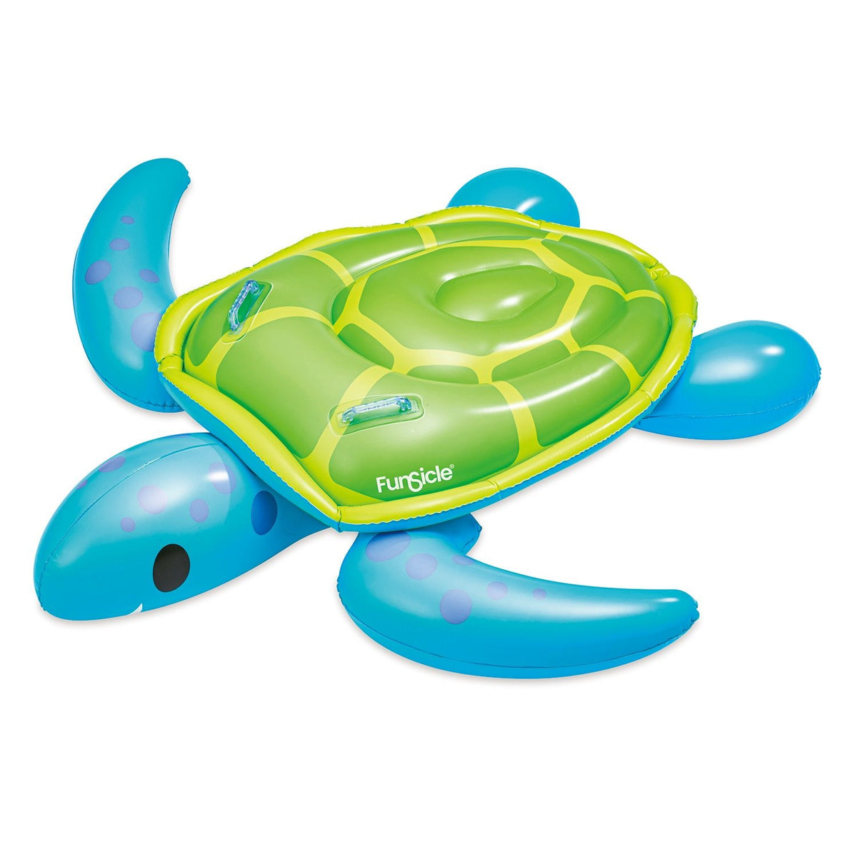Funsicle Turtle Time Ride-On Pool Float, Ages 3+