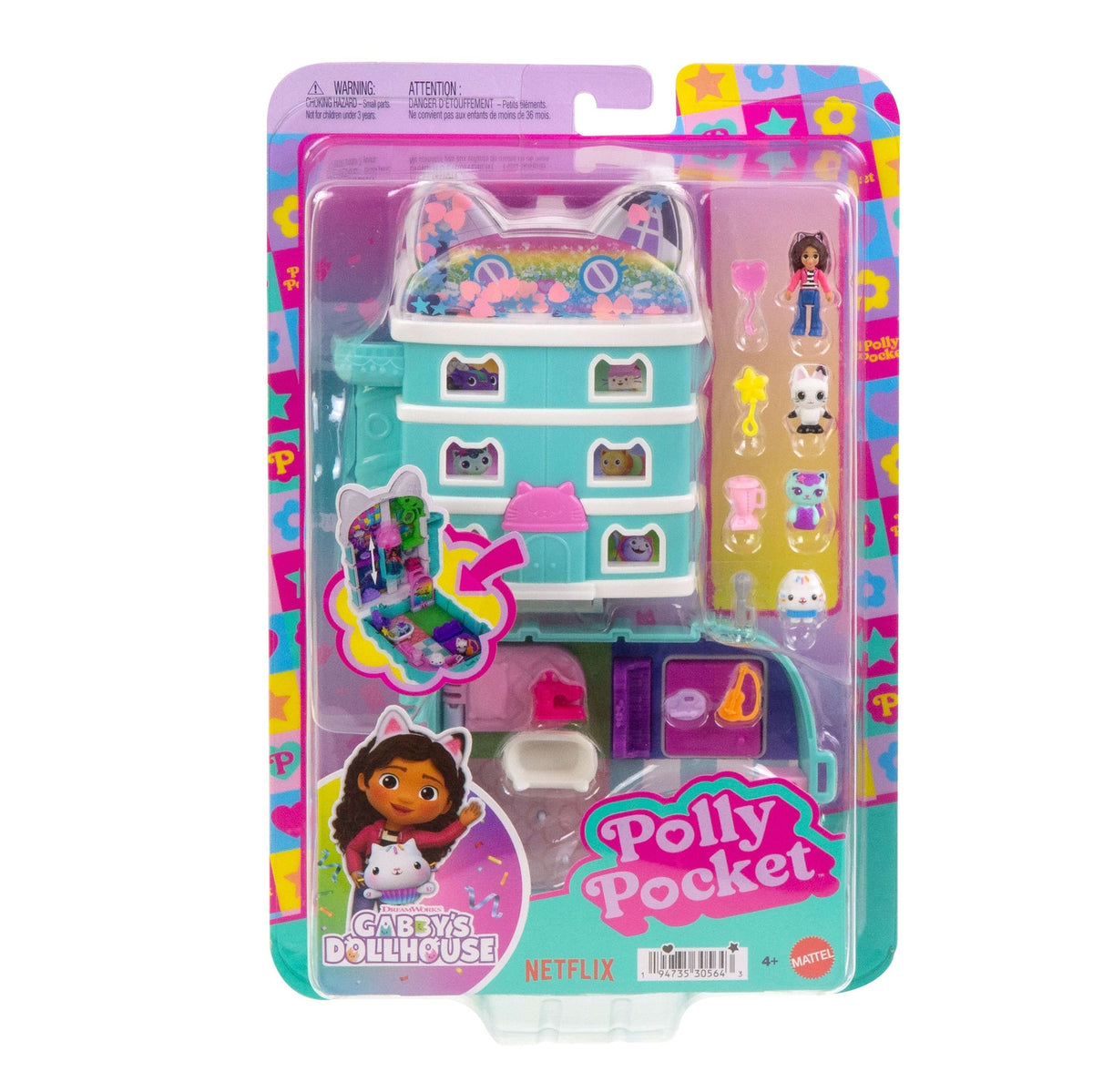 Gabby's Dollhouse Compact Mini Playset, Various Colours
