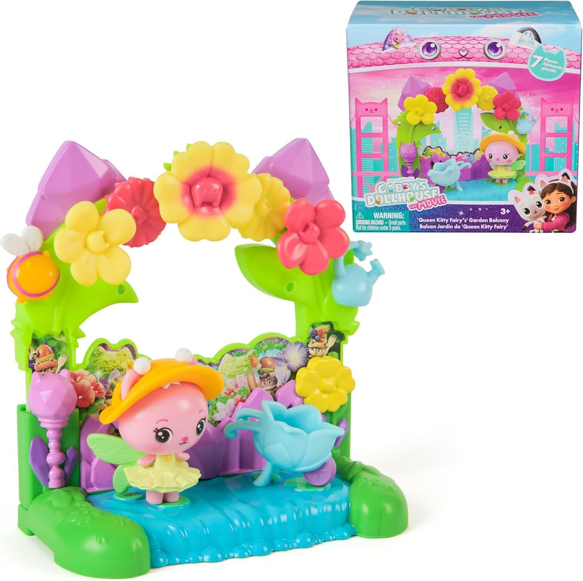 Gabby's Dollhouse Licensed Balcony Playset for Ages 3+