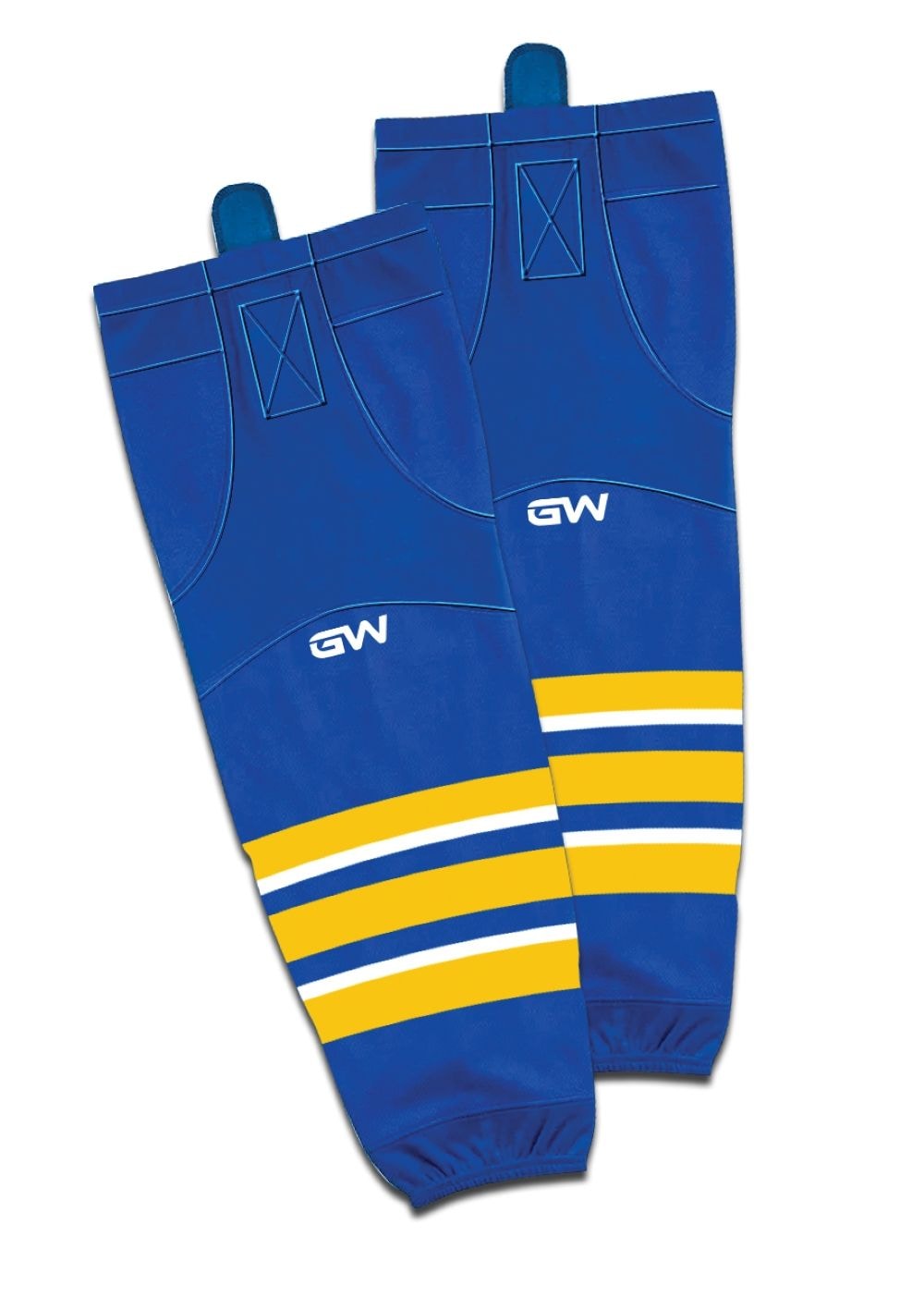Gamewear 8500 Pro Team Performance Hockey Socks, Buffalo Sabres Home Colours, Assorted Sizes