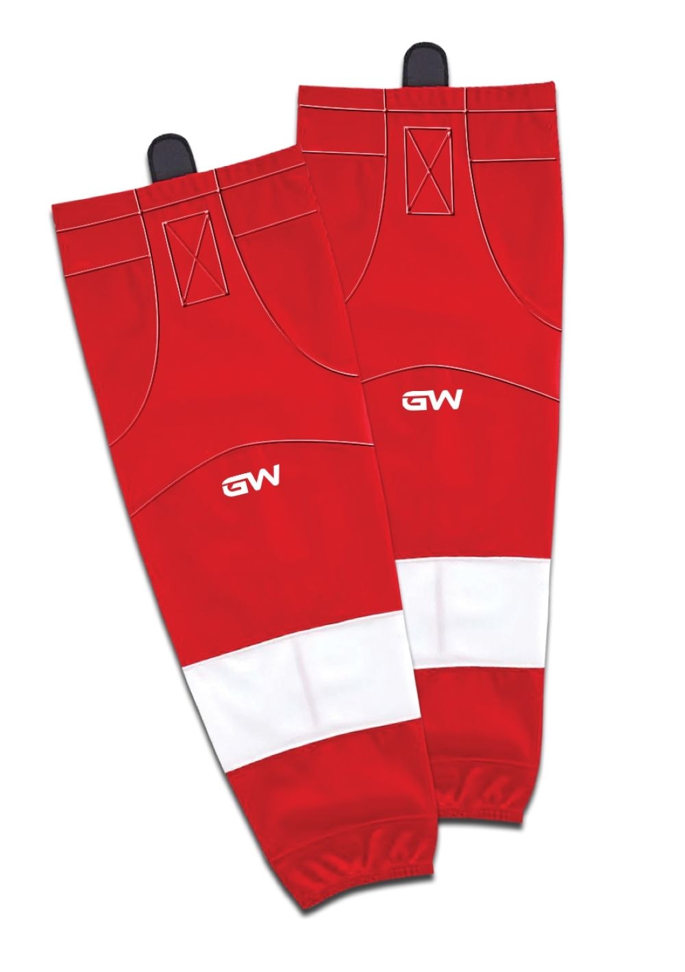 Gamewear 8500 Pro Team Performance Hockey Socks, Detroit Red Wings Home Colours, Assorted Sizes