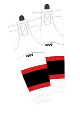 Gamewear 8500 Pro Team Performance Hockey Socks, Ottawa Senators Away Colours, Assorted Sizes
