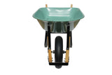 Garden Club 1-Wheel Steel Wheelbarrow for Garden/Yard, Rust-resistant, 5-cu-ft image 3