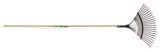Garden Club 16-in Wide Metal 22-Tine Leaf Rake, 48-in Hardwood Shaft image 2