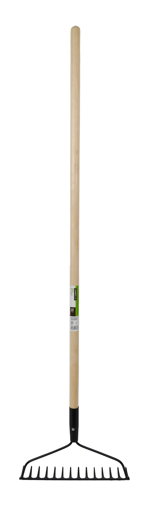 Garden Club Metal 14-Tine Bow Rake, 51-in Hardwood Shaft