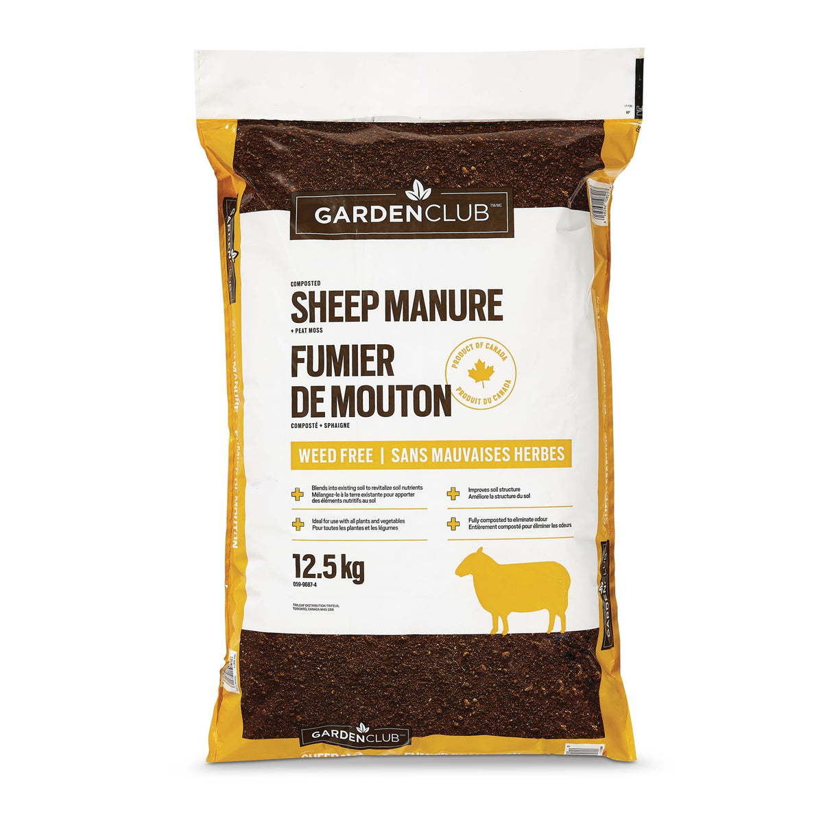 Garden Club Sheep Manure, 12.5-kg