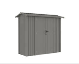 Gazebo Penguin Willow Metal Shed, Slate
