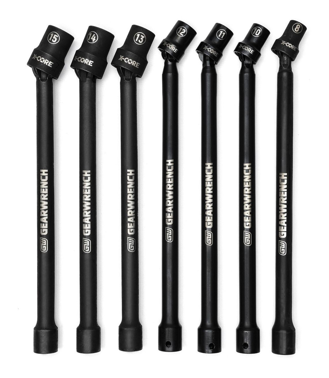 GearWrench 3/8-in Drive Impact Extension Socket Set, 7-pc, 3/8-in, Metric