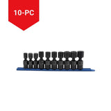 GearWrench 6 Point Standard Drive X-Core Pinless Universal Impact Socket Set, Metric, 1/2-in, 10-pc image 2