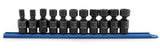 GearWrench 6-Point Standard Drive X-Core Pinless Universal Joint Impact Socket Set, Metric, 3/8-in, 11-pc