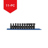 GearWrench 6-Point Standard Drive X-Core Pinless Universal Joint Impact Socket Set, Metric, 3/8-in, 11-pc image 2