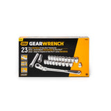 GearWrench Pass-Thru 3/8-in Drive Socket Set 23-pc, SAE/Metric image 2