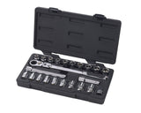 GearWrench Pass-Thru 3/8-in Drive Socket Set 23-pc, SAE/Metric image 3
