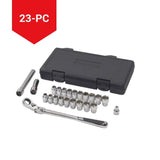 GearWrench Pass-Thru 3/8-in Drive Socket Set 23-pc, SAE/Metric image 5
