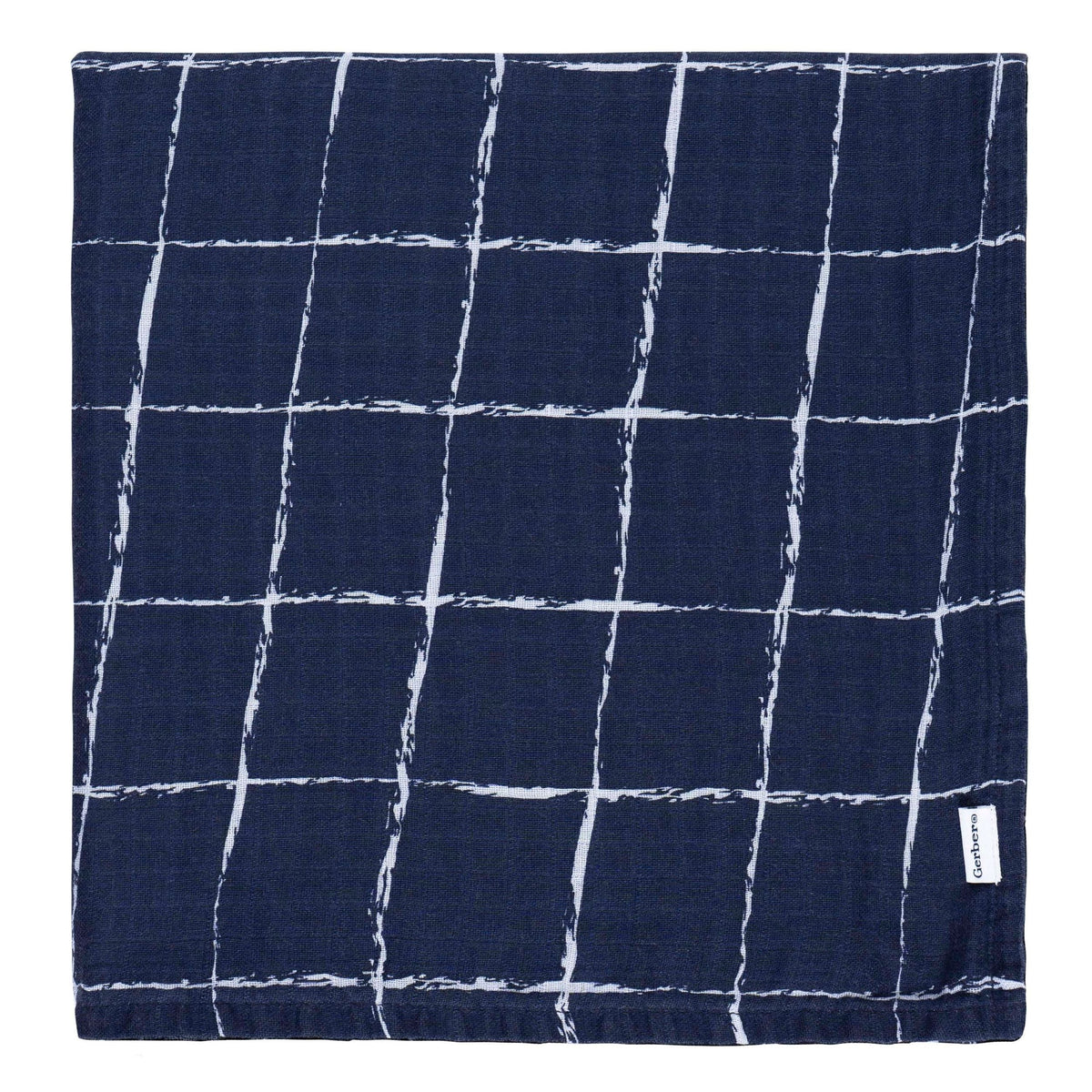 Gerber Childrenwear Coastal Calm Soft Cotton Muslin Baby Blanket, 2-pk