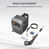 Giraffe Tools Grandfalls G20 Wall Mounted 1900 PSI 2.2 GPM Brushless Electric Pressure Washer with 65-ft Retractable Hard Hose image 2
