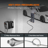 Giraffe Tools Grandfalls G20 Wall Mounted 1900 PSI 2.2 GPM Brushless Electric Pressure Washer with 65-ft Retractable Hard Hose image 5