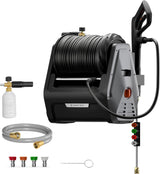 Giraffe Tools Grandfalls G30 Wall Mounted 2100 PSI 2.2 GPM Brushless Retractable Electric Pressure Washer with 100-ft Hard Hose image 4