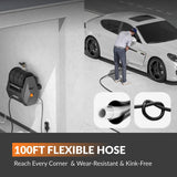 Giraffe Tools Grandfalls G30 Wall Mounted 2100 PSI 2.2 GPM Brushless Retractable Electric Pressure Washer with 100-ft Hard Hose image 6