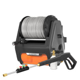 Giraffe Tools Grandfalls Pro Wall Mounted 2700 PSI 1.6 GPM Brushless Retractable Electric Pressure Washer with 100-ft Hard Hose image 3