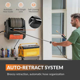 Giraffe Tools Grandfalls Pro Wall Mounted 2700 PSI 1.6 GPM Brushless Retractable Electric Pressure Washer with 100-ft Hard Hose image 6