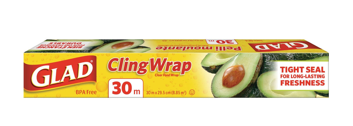Glad Cling Plastic Wrap, 98-ft