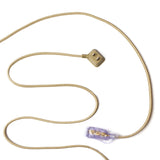 Globe 9-ft 16/2 Fabric Extension Cord, Right Angle Plug, 3 Outlets, Gold image 5