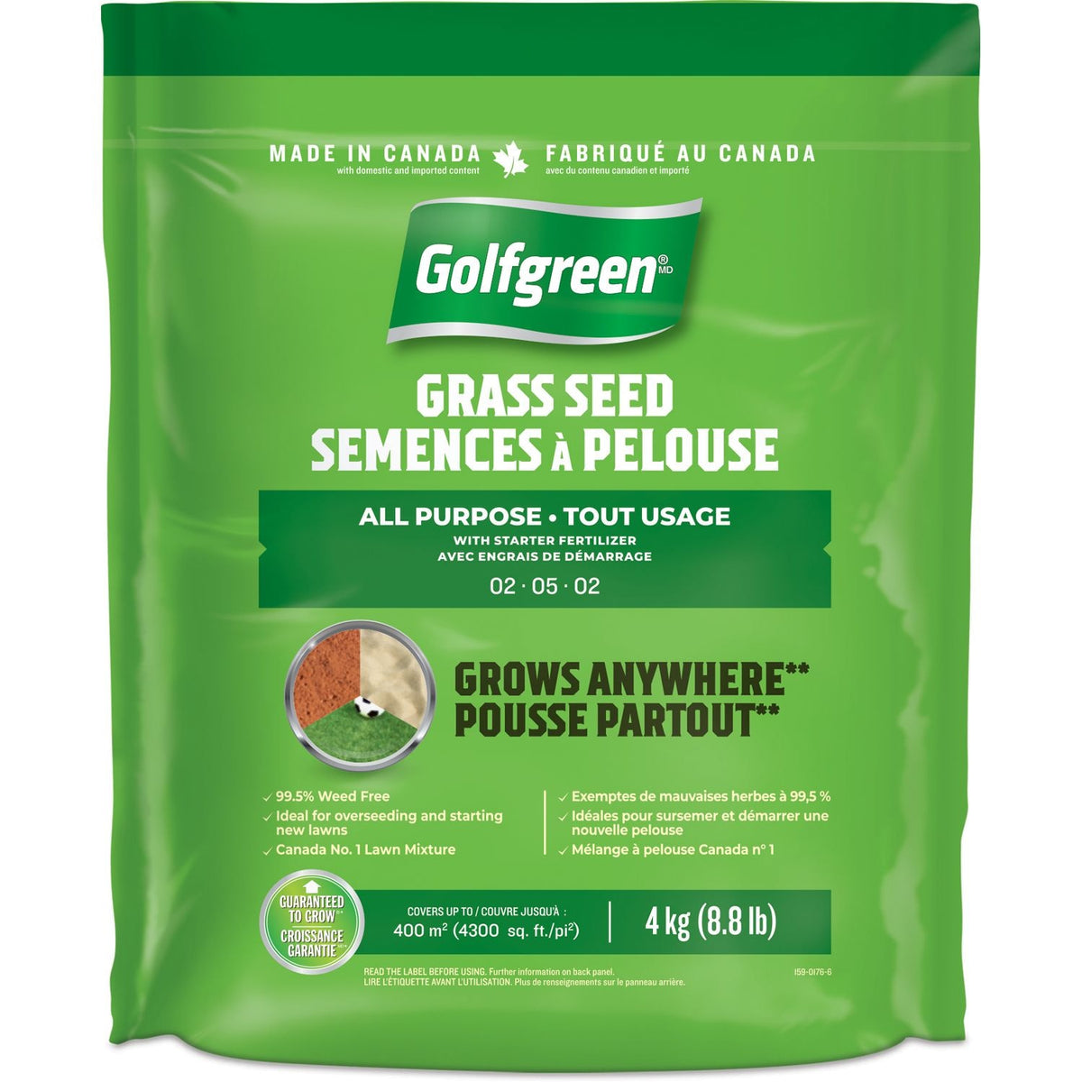Golfgreen All Purpose Grass Seed, 4-kg