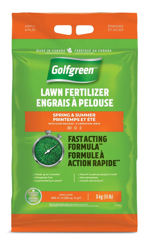 Golfgreen Lawn Fertilizer, 30-0-3, 5-kg