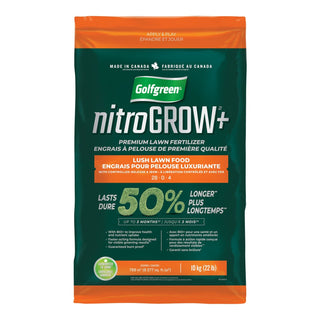 Golfgreen Nitrogrow+ Premium Nitrogen Enriched Lush Lawn Fertilizer, 28-0-4, 10kg