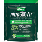 Golfgreen Nitrogrow+ Premium Nitrogen Enriched Sun and Shade Grass Seed with Fertilizer, 14-0-0, 3.5kg