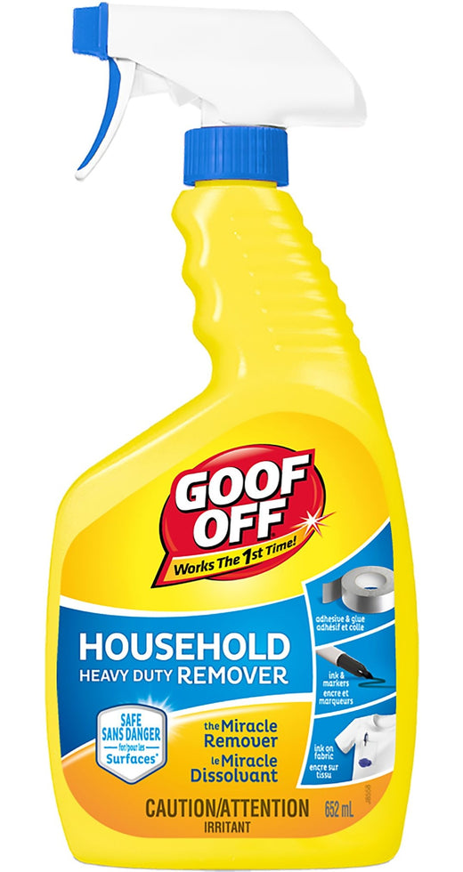 Goof Off Household Heavy Duty Remover, Multi-Purpose Spot & Stain Spray Cleaner, 652-mL
