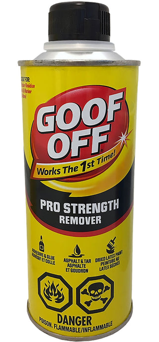 Goof Off Pro Strength Remover Multi-Purpose Household Spot & Stain Spray Cleaner, 473-mL