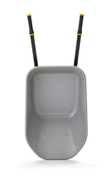 Gorilla Heavy-Duty Easy Pivot/Dump Steel Tub Wheelbarrow, Steel Tray, 6-cu-ft image 2