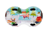 Gracious Living 2-Person Duo Inflatable Winter Snow Tube image 2