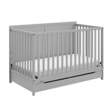Graco Melrose 5-In-1 Convertible Crib, Grey