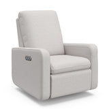 Graco Teddi 1-USB-A/1-USB-C Steel Basketweave Power Recliner & Swivel Glider