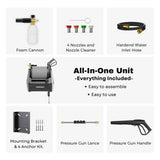 Grandfalls Pressure Washer 2100 PSI,with 100ft retractable soft hose image 5