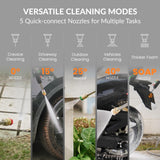 Grandfalls Pressure Washer 2100 PSI,with 100ft retractable soft hose image 8
