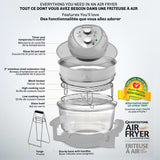 Granitestone Glass Air Fryer, Silver image 7