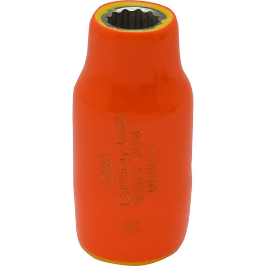 Gray Tools 1/2-in Drive Standard Length Socket, Assorted Sizes, Metric, 12 Point, 1000V Insulated