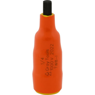 Gray Tools 3/8-in Drive Standard Length Hex Head, Assorted Sizes, SAE, 1000V Insulated