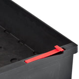 Gray Tools Mobile Tool Chest, 3 Small, 1 Medium & 1 Large Drawer, Black image 5